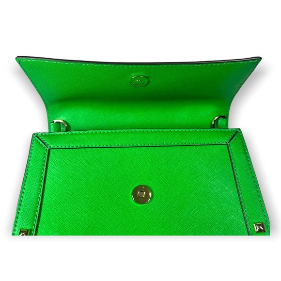 Michael Kors Dillon Studded Messenger Bag Leather Palm New With Tags STD MD - Picture 12 of 12